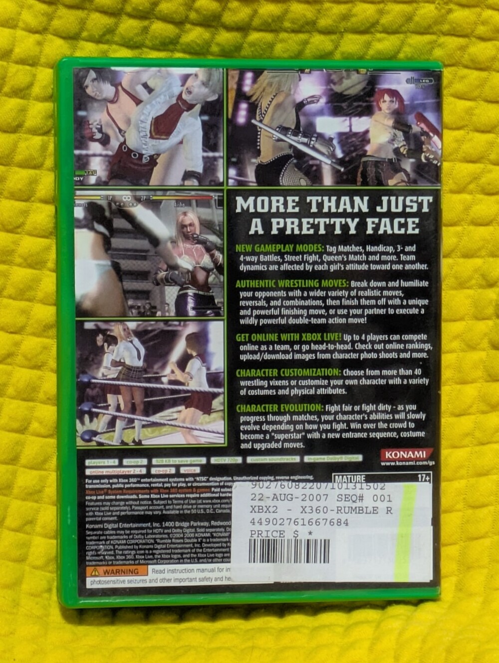 Rare 🔥RUMBLE ROSES XX | Microsoft Xbox 360 Game In Box 👉 NM - Picture 3 of 4